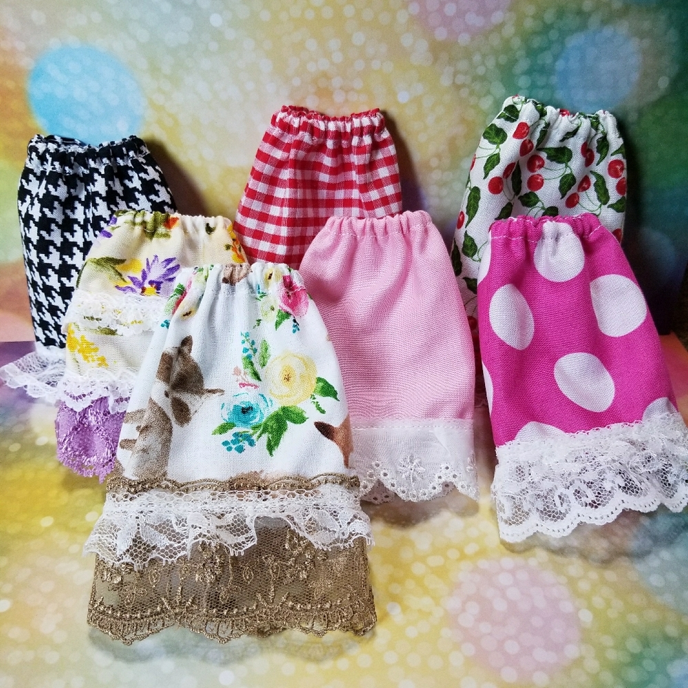 Handmade Barbie skirts